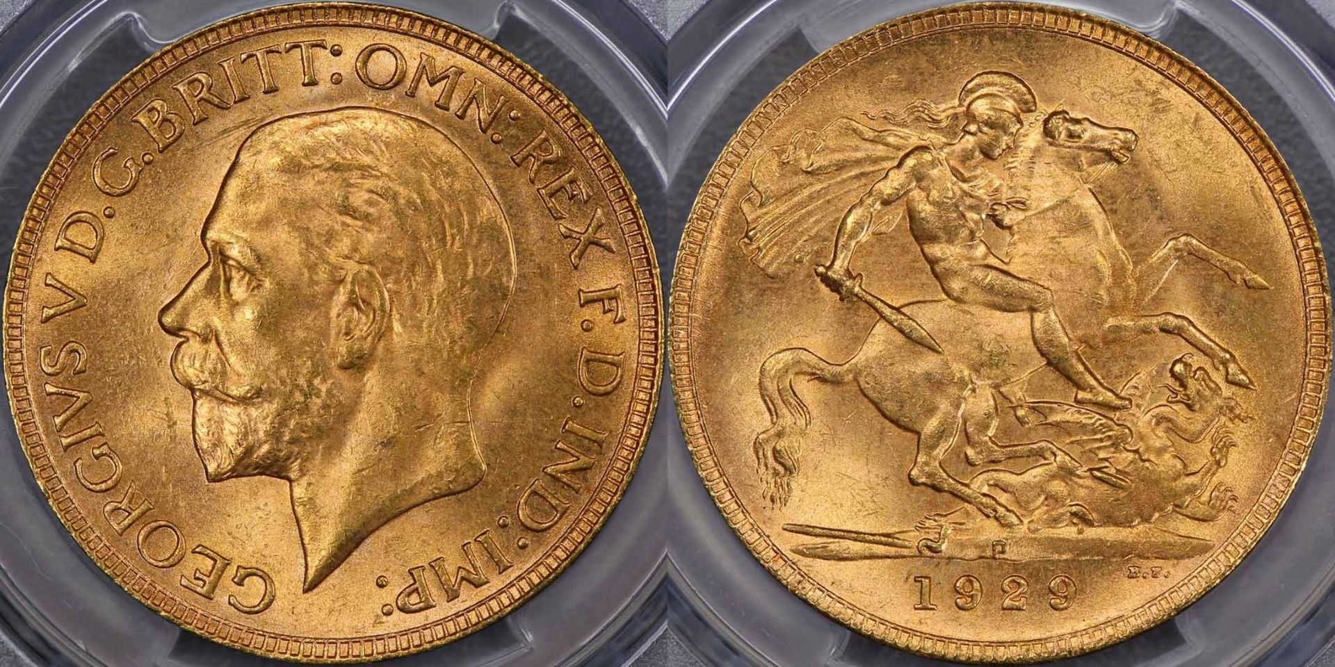 George V small head sovereign