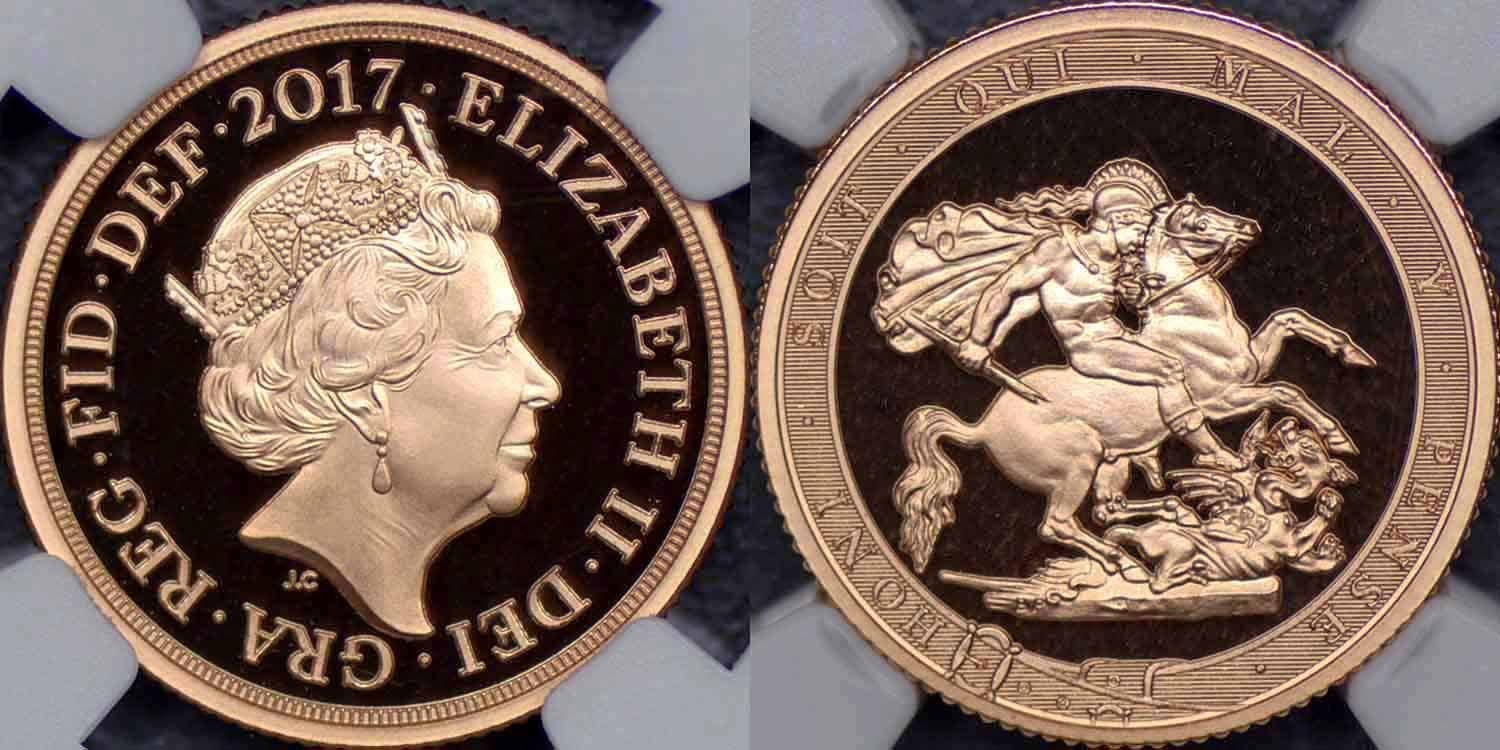 2017 sovereign NGC PF70DC