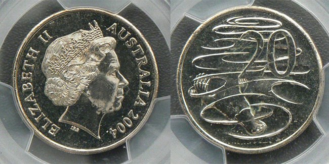 2004 small head twenty cent - a hidden gem?