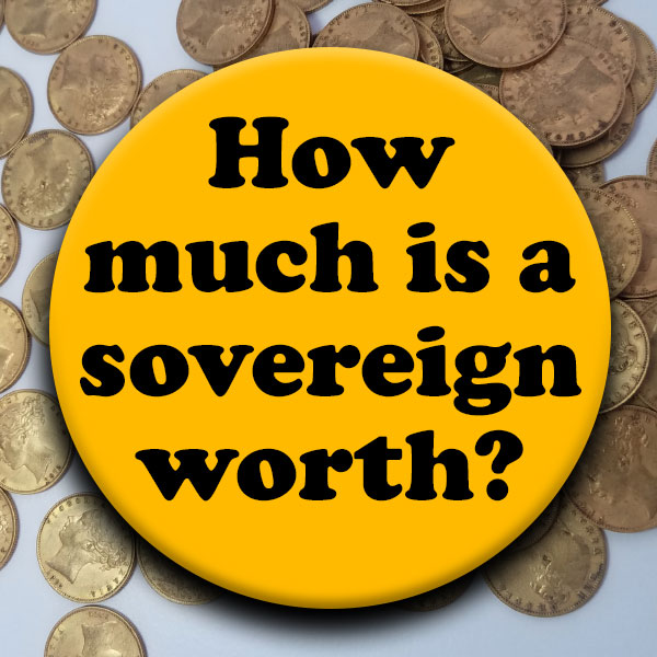 How much is an Australian sovereign worth?