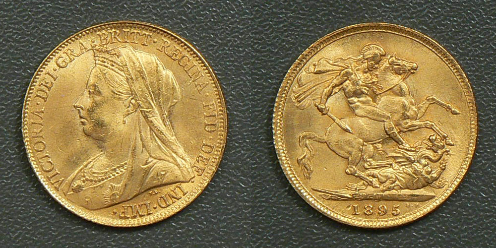 Fake gold sovereign