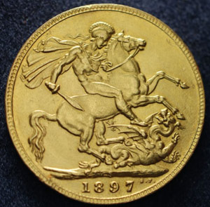 1897S Counterfeit Sovereign