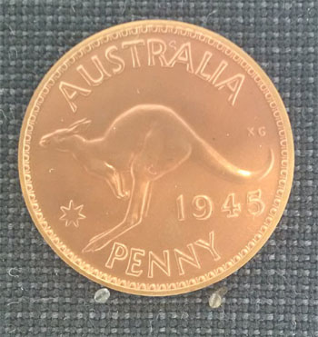 1945 Penny proof