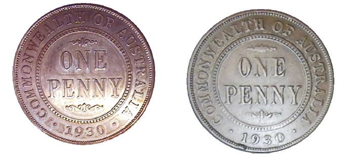 1930 penny fake and real