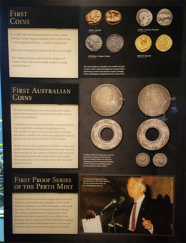 Australia's first coins