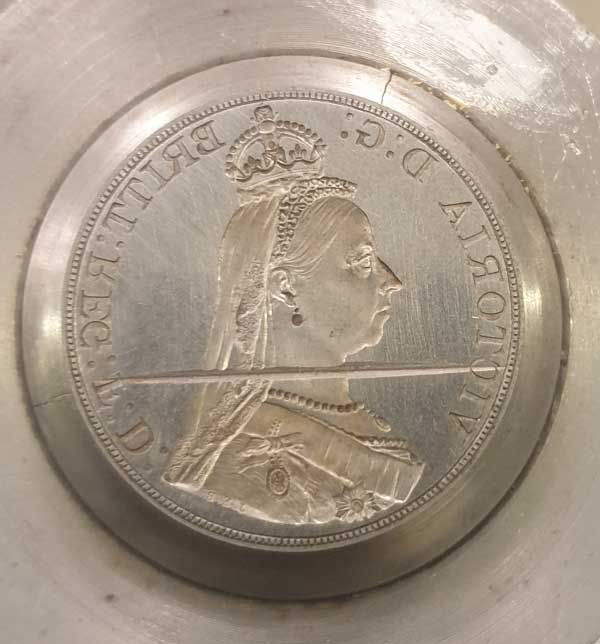 Dies of the proof gold five pound