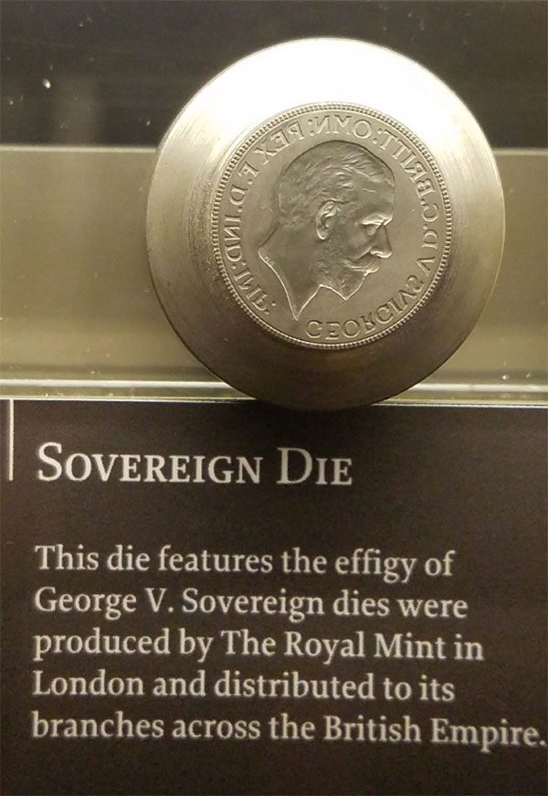 Perth Mint coin die