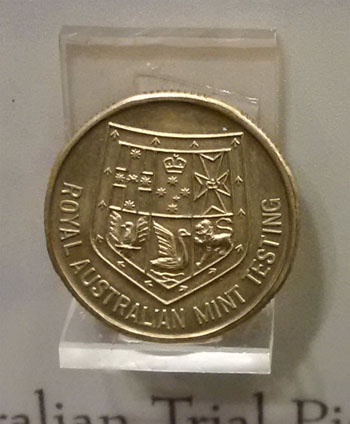 Royal Australian Mint pattern coin
