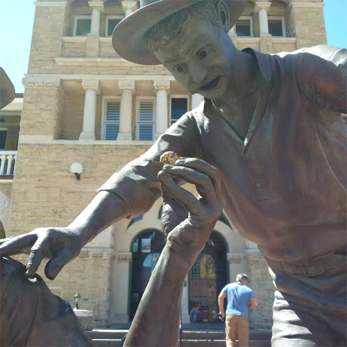Perth Mint statues