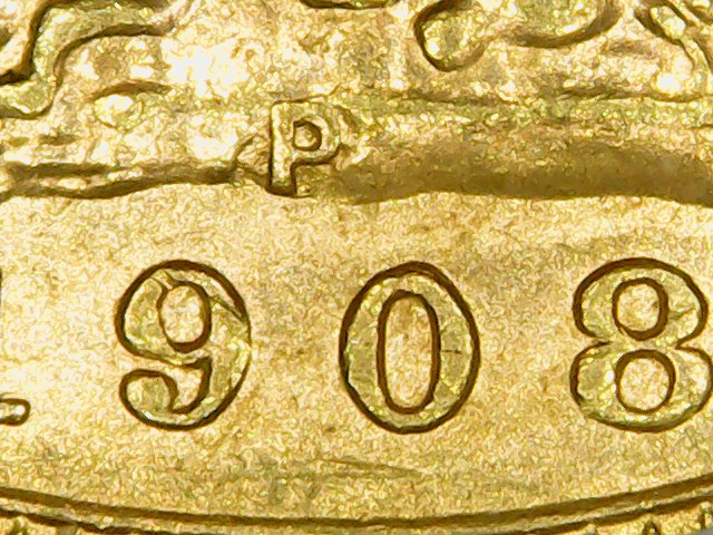 Perth coin mintmark