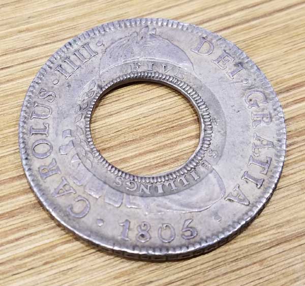 Holey Dollar coin